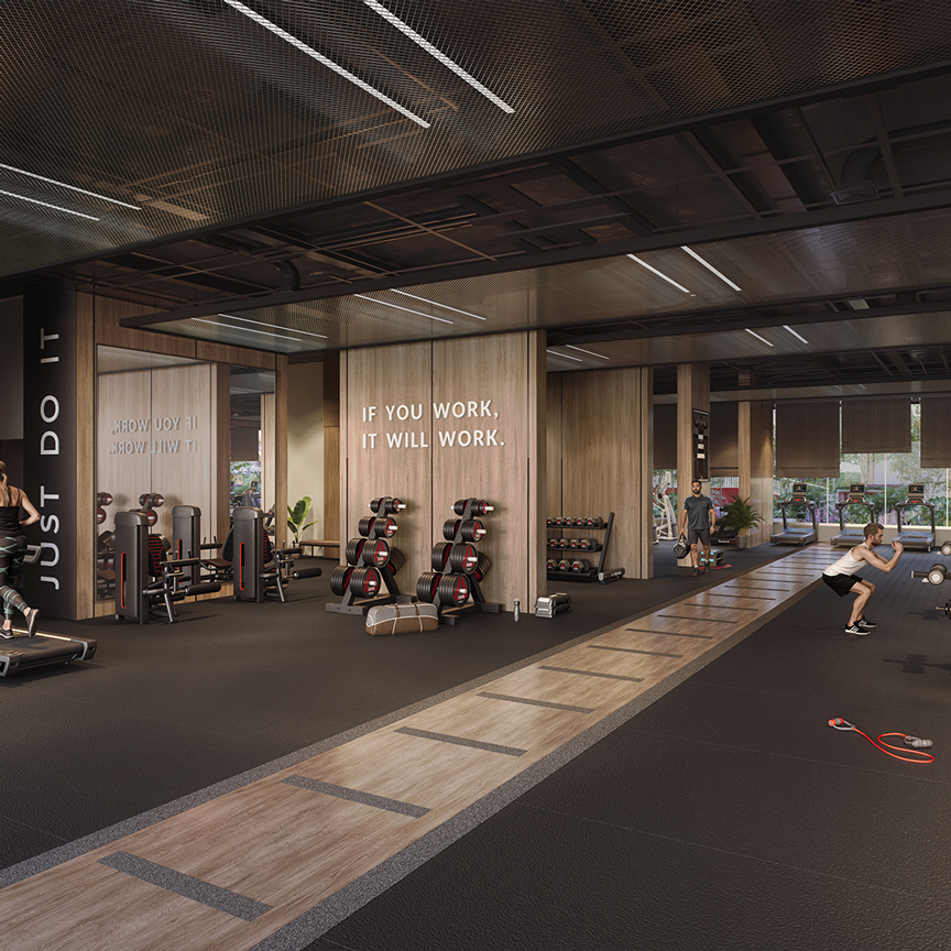 FULLY EQUIPPED GYM